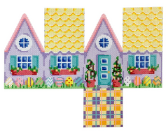 TS384 Yellow Scallop Roof Easter Cottage