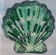 TA4072 Teal Scallop