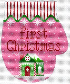 XO-146A Girl's First Christmas Mitten