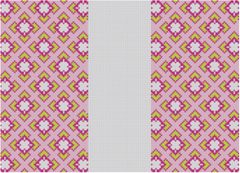 G-149 Pink Geometric Eyeglass Case