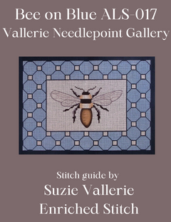 ALS-017 Bee on Blue Stitch Guide