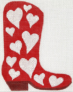 OM-378 Hearts Mini Cowgirl Boot