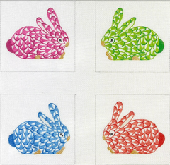 CO4-59 Fishnet Bunnies Coasters