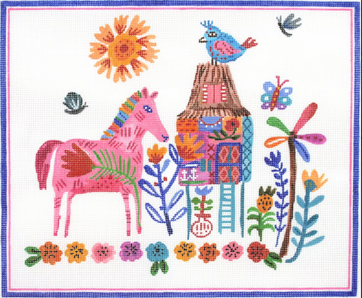 CG-PL-05 House on Stilts with Horse