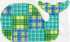 SST-254 Medium Whale - Madras Blue and Green
