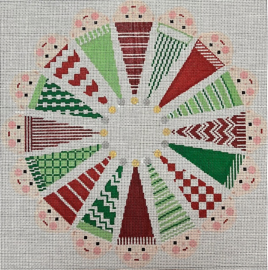 ASIT525-13 Circle Elves on 13 mesh