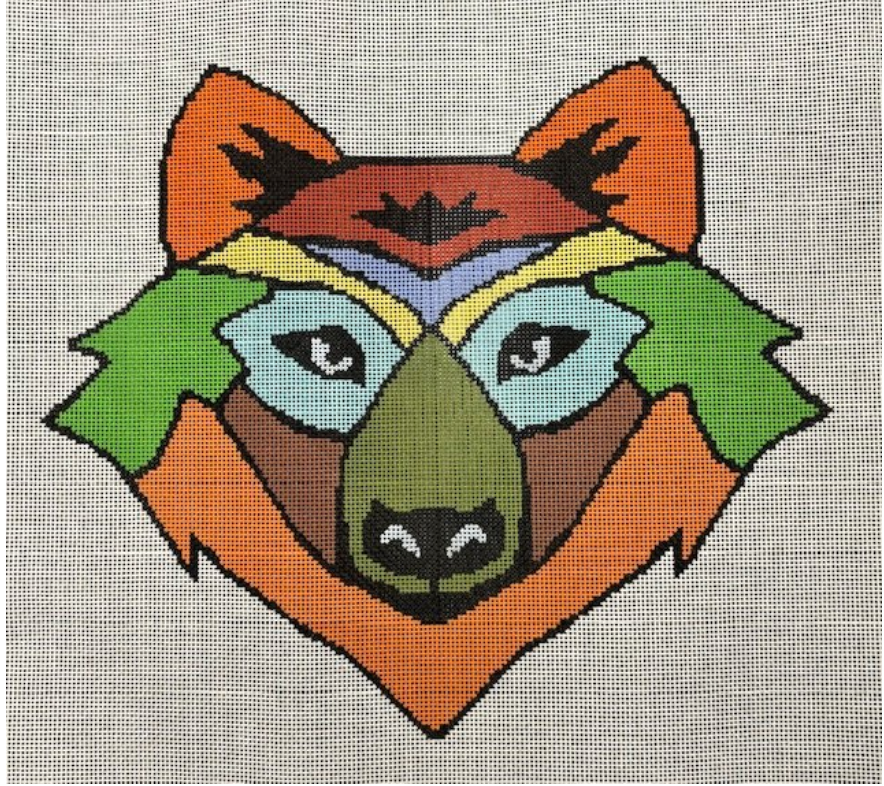 ASIT536 Colorful Wolf