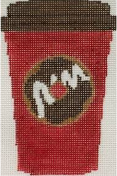 RD415 Red Donut Coffee Cup