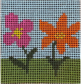 SL-03 Two Blooms Stitchin Little
