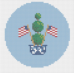 AOK302 Fourth of July Topiary