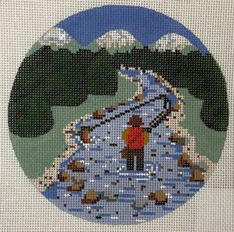 PP875AC Fly Fishing Scene