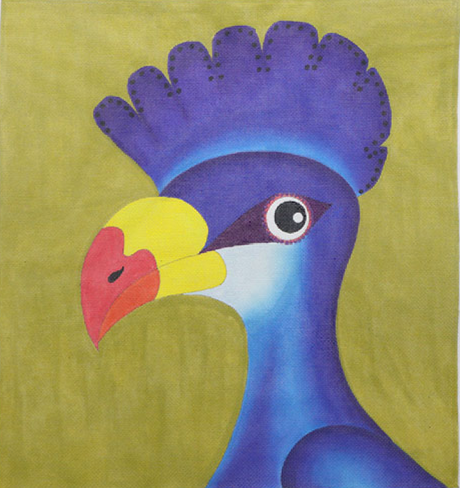 ZE988 Great Blue Turaco