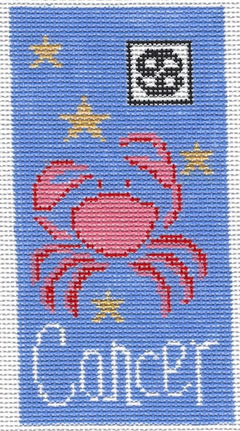EZ107 Cancer Zodiac Eyeglass Case