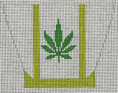 T-37 Pot Leaf Mini Tote