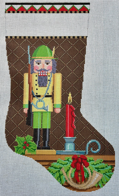 0178 Hunter Nutcracker Stocking