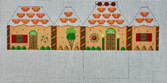 5230 Orange Slice Roof 3D Gingerbread House