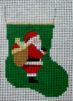 6911 Santa Stocking Ornament