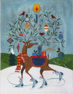 CB-1209 Skating Reindeer