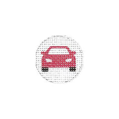 TTF211 Red Car Key Fob Insert