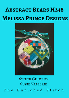 H248 Abstract Bears Stitch Guide