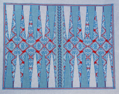 AF98 Red Medallion Backgammon Board