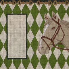 EGC100 Argyle Horse Eyeglass Case