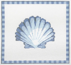 KCN946 Classic Scallop in Ocean Blue - 18 Mesh