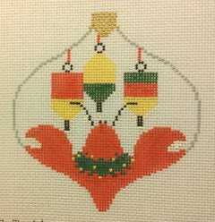 CO241 Lobster with Buoys Bauble