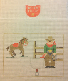 PT197 Cowboy Tooth Fairy Pillow