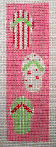 BK136 Flip Flops Bookmark - Pink