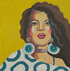 PE247 Pop of Turquoise Lady