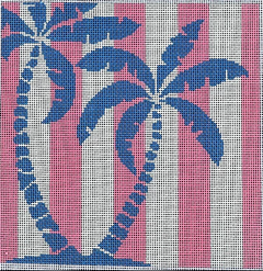 TS075 Palm Tree Stencil - Pink