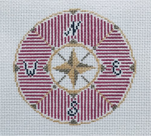 18KK Compass Rose