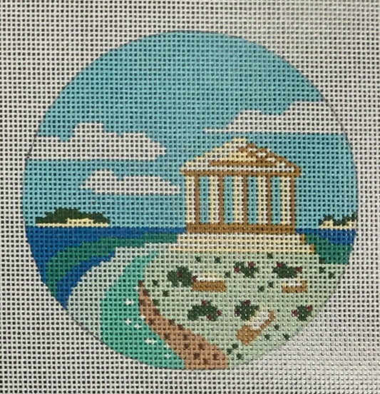 PP874AF Greece Travel Round - Parthenon