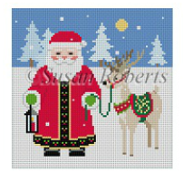 0727 Santa with Reindeer