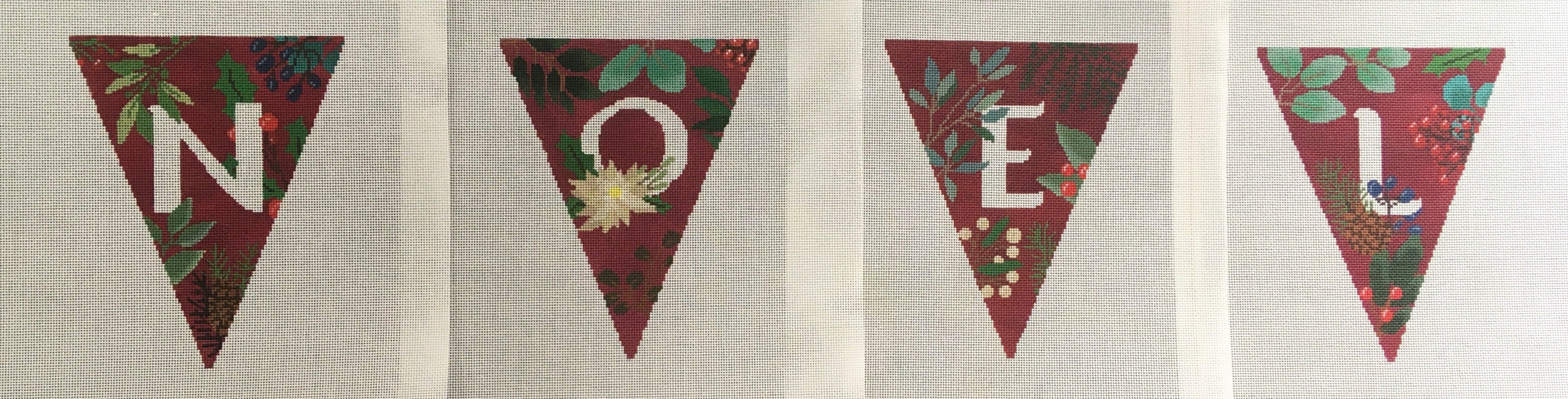 LL-BUN-1226a Noel Botanical Garland - Red
