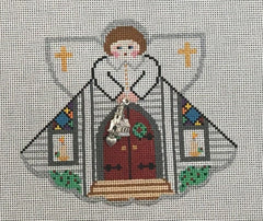PP996IO Village Church Angel