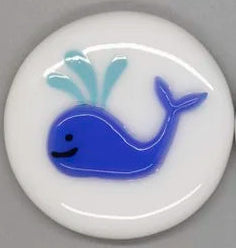 Beau Verre Blue Whale Needle Minder
