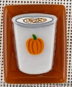 Beau Verre Pumpkin Spice Latte Needle Minder