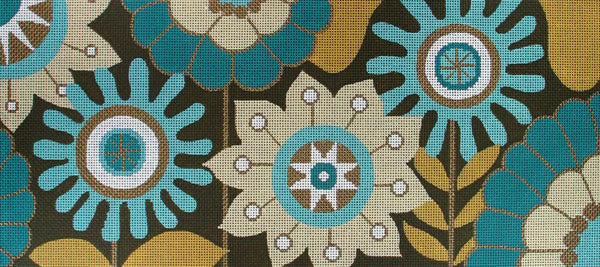 25028 Planted Pinwheels 2 Lumbar Pillow