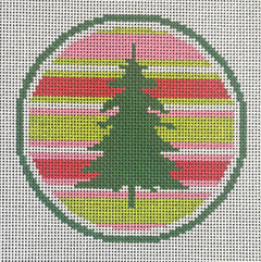 NKK109D Stripes Tree Round - 13 Mesh
