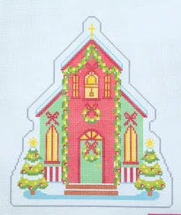 LLN-026 Church Christmas Village