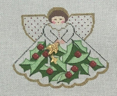 PP996AR Holly Leaves Angel