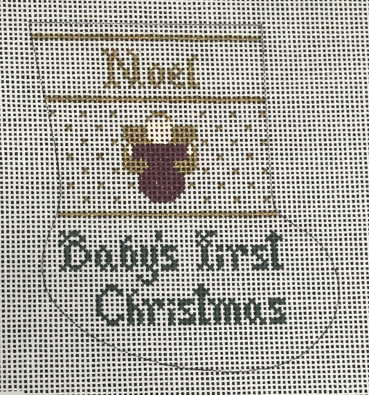 PT-363 Baby's First Christmas Mini Sock