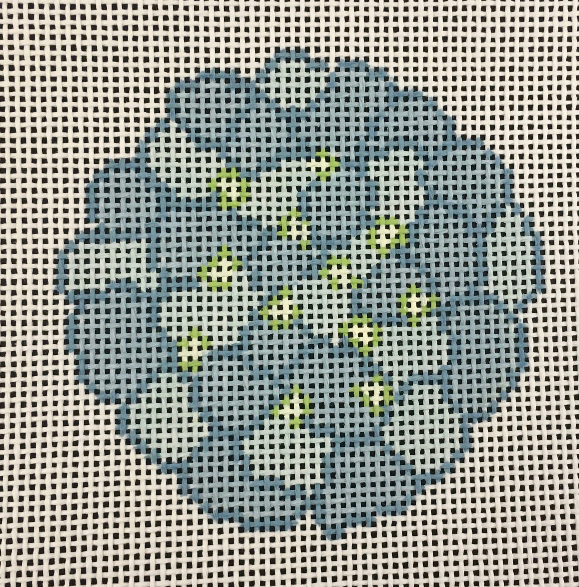 FLR102A-1 Blue Hydrangea Round