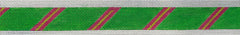 121ii Diagonal Stripe Grass Green/Pink/Lime Belt