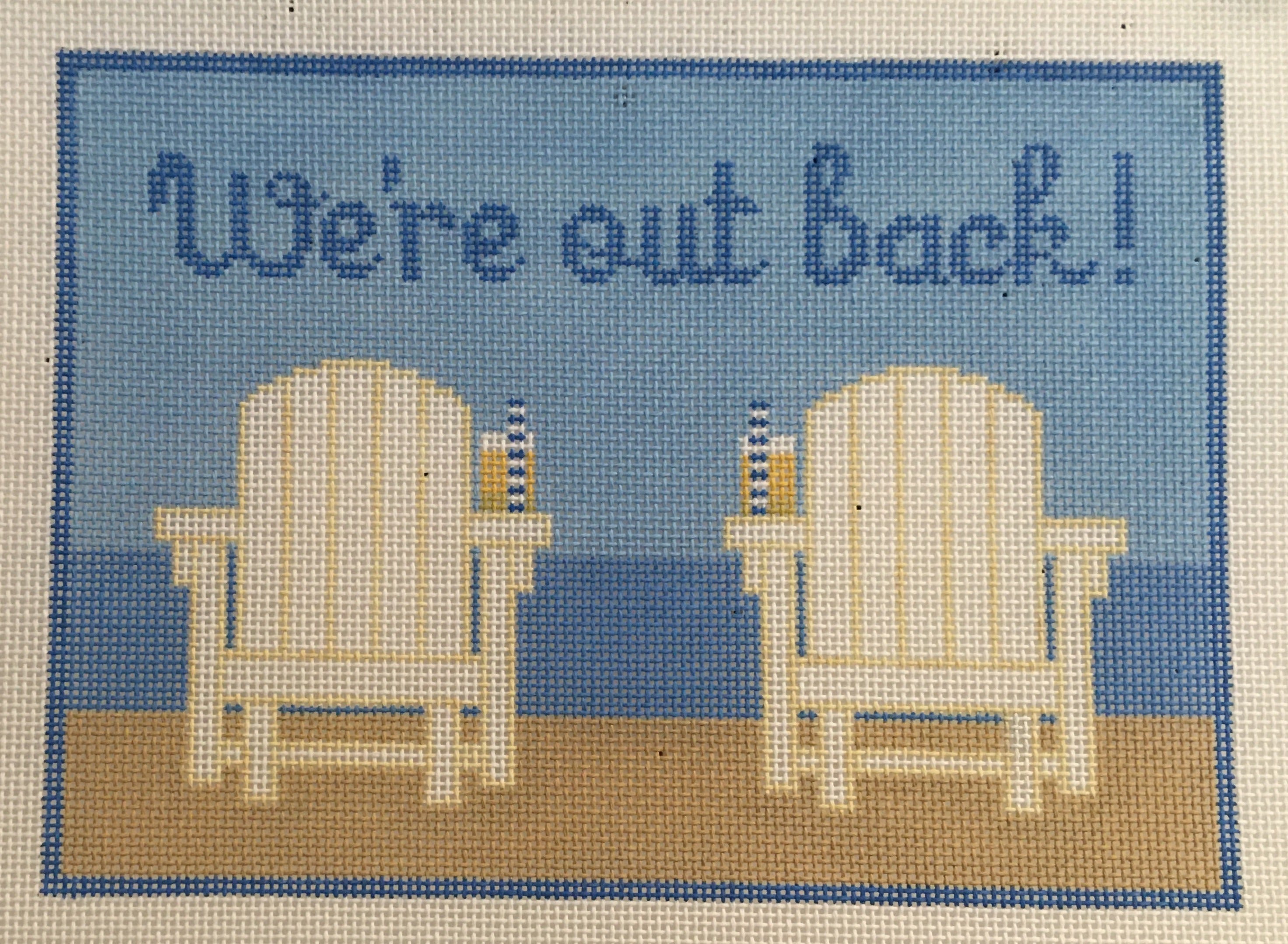 RD325B We're Out Back - Blue