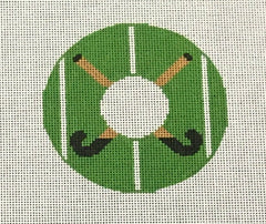 RD160 Field Hockey Monogram Round