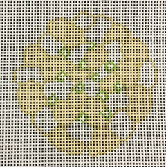FLR102B-1 Ivory Hydrangea Round