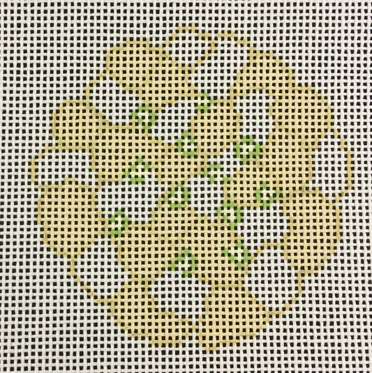 FLR102B-1 Ivory Hydrangea Round